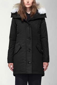 Chamarras Canada Goose Mujer México - Rossclair Abrigos Black Label Negros VR5623108